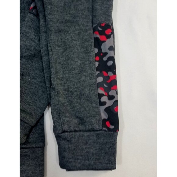 Athletic Works Toddler Tracksuit Gray Red Camo 24 mos DigiCamo Pants Jacket Hood - Picture 5 of 15